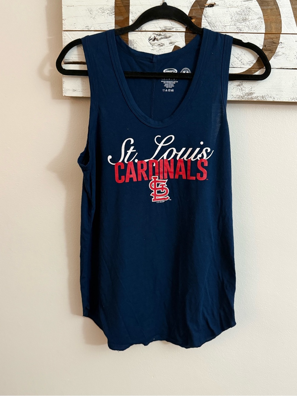 Women's Navy Sleeveless Tank